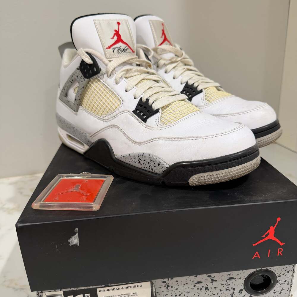Air Jordan 4 Retro OG White Cement 2016 - Size 11.5